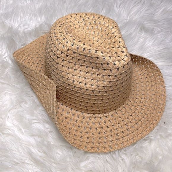 Accessories | Nwot Weaved Straw Western Hat | Poshmark display picture 1